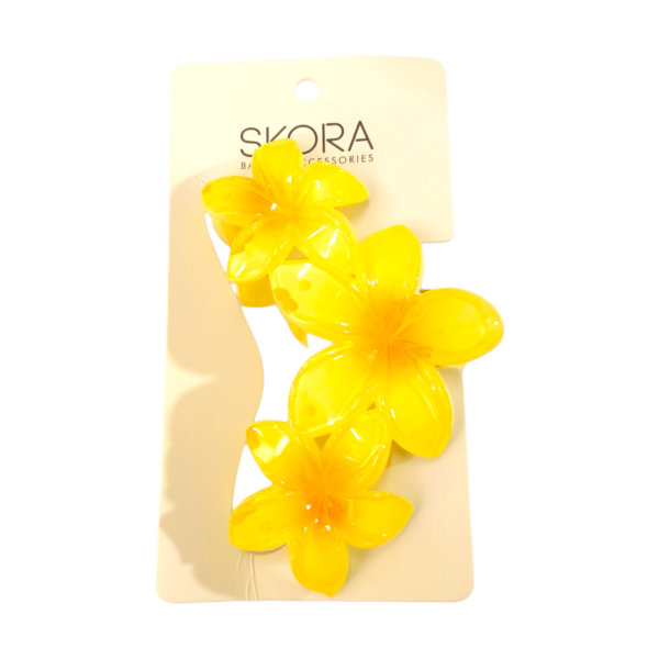 Broche tres flores