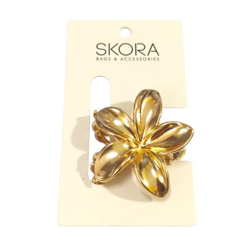 broches flor metal plat/dor