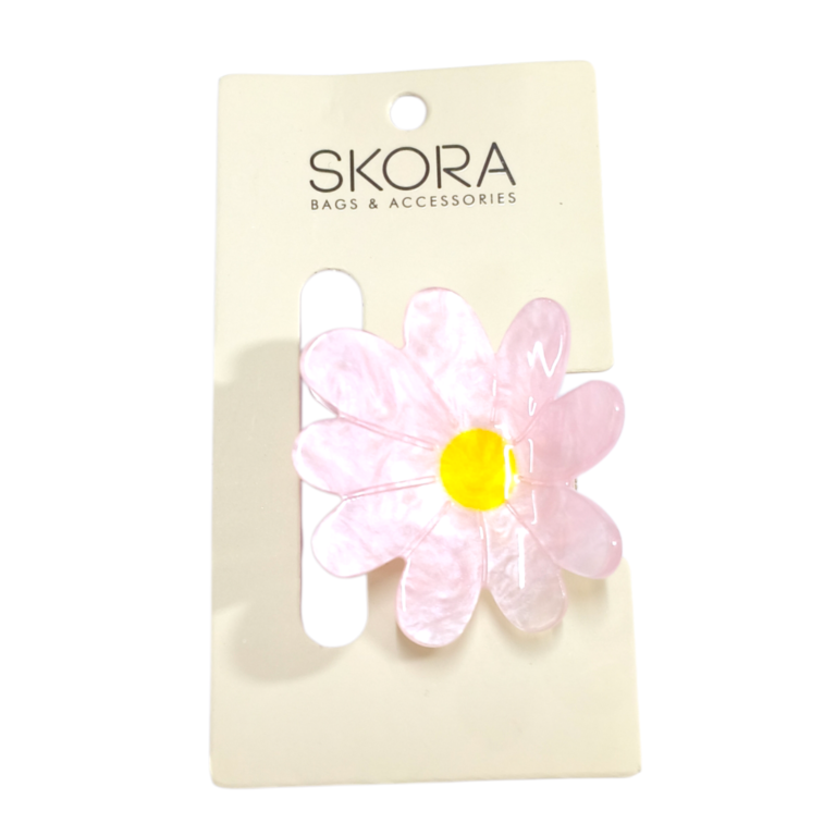 Broche nacar flor
