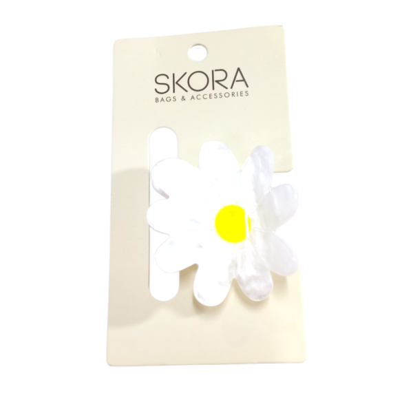 Broche nacar flor