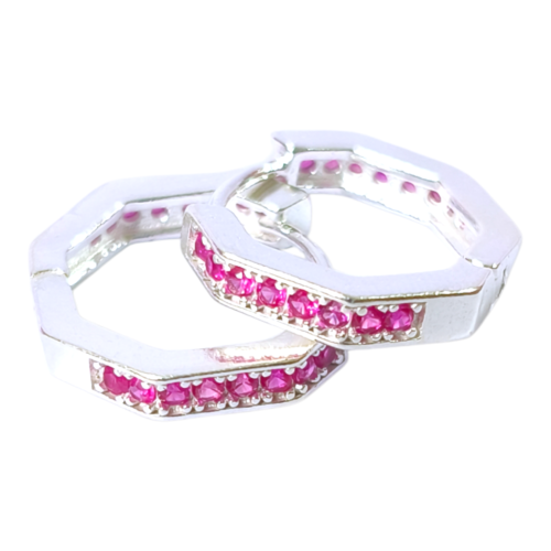 Aro Plata cielo /argolla cubic