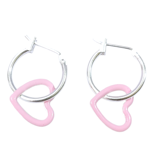 Argolla PL 925 Dije rosa