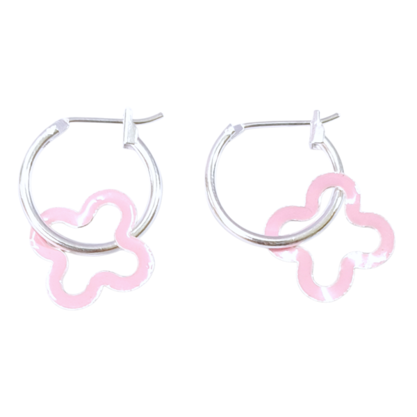 Argolla PL 925 Dije rosa