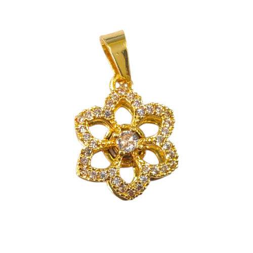 Dije AQD Premium con cubic flor