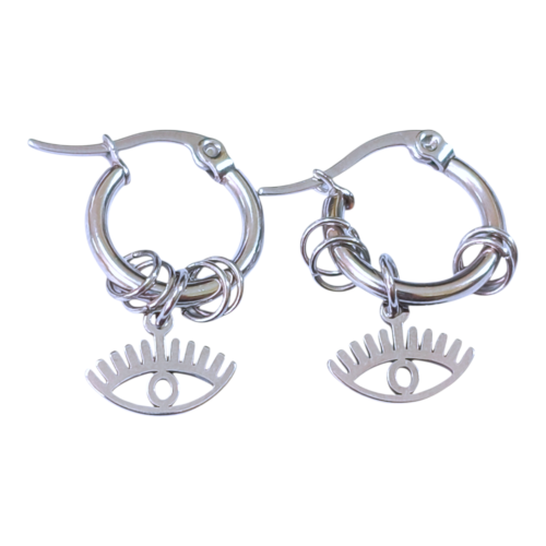 Aro AQ argollita dije ojitos