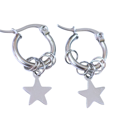 Aro AQ argollita dije estrella