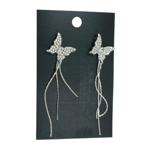 Aro AQ mariposa strass c/strass