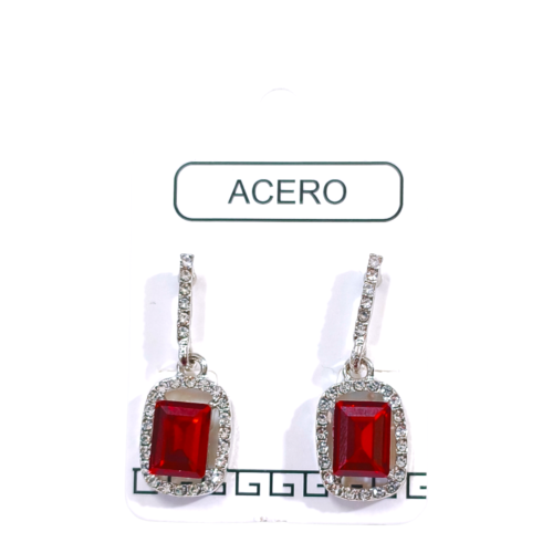 Aro AQ colgante. Strass y piedra
