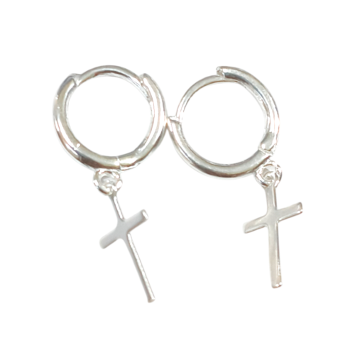 Argolla PL 925 con dije cruz