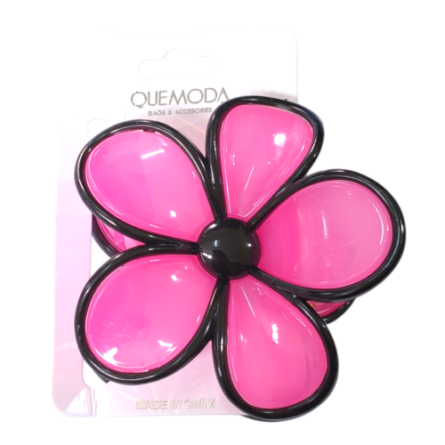 Broches Flor contorno negro