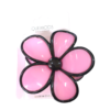 Broches Flor contorno negro