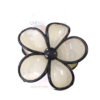 Broches Flor contorno negro