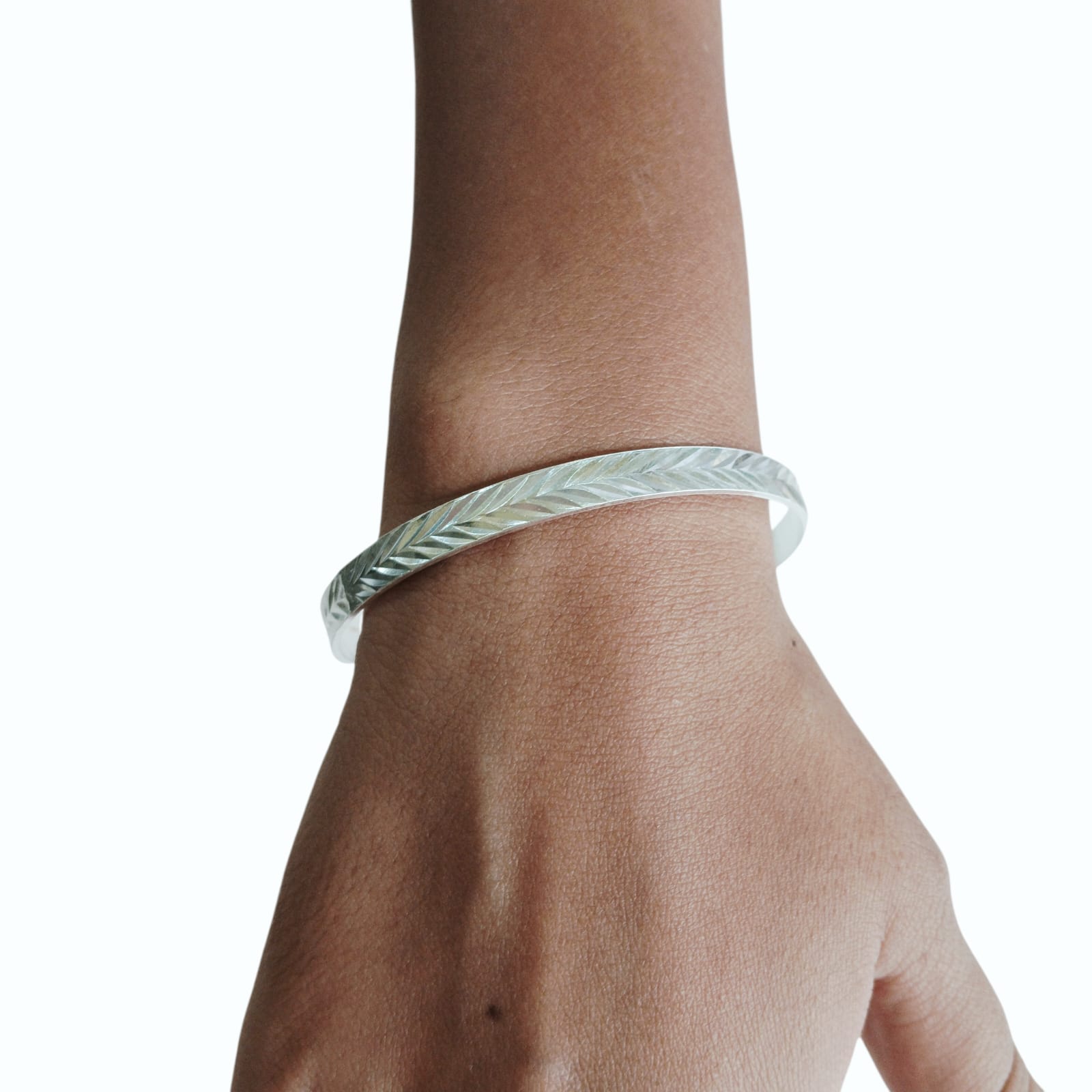 Pulsera esclava plata 900