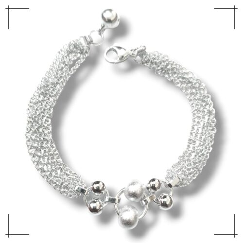 Pulsera AQ Blanco combinada