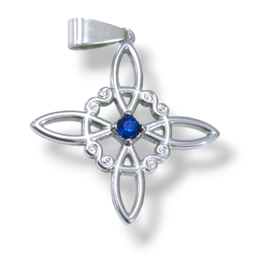 Dije AQ Nudo de Bruja con strass