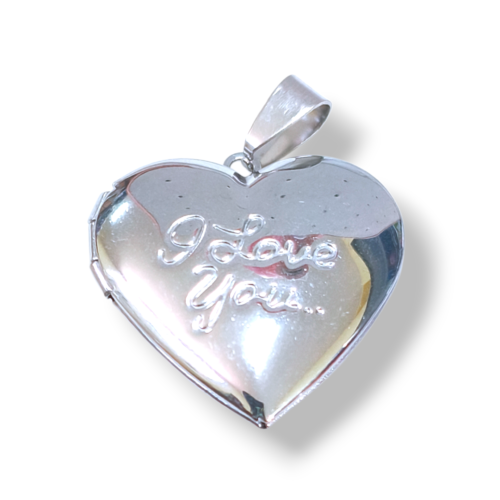 Dije AQ corazón Relicario