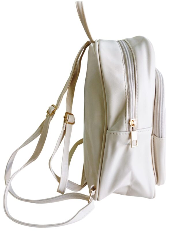 Mochila eco cuero cocida dama
