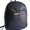 Mochila eco cuero lisa dama