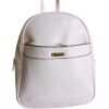 Mochila eco cuero lisa dama