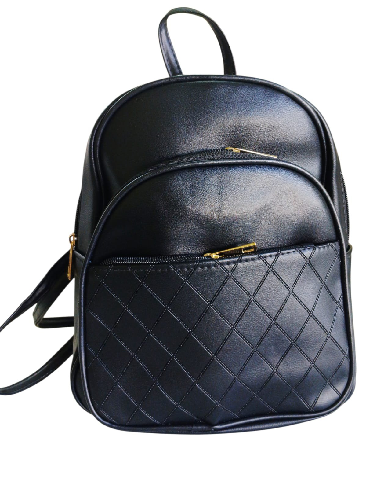 Mochila eco cuero cocida dama