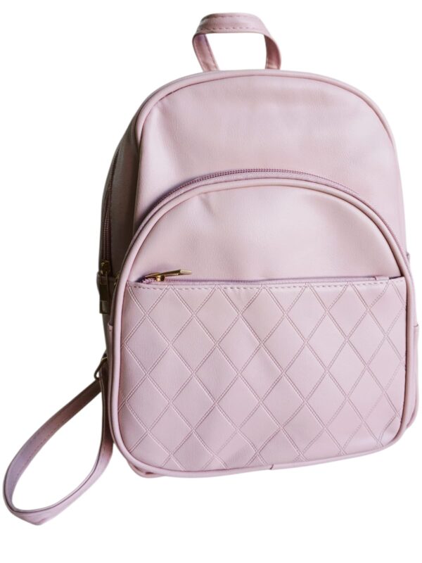 Mochila eco cuero cocida dama