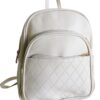 Mochila eco cuero cocida dama
