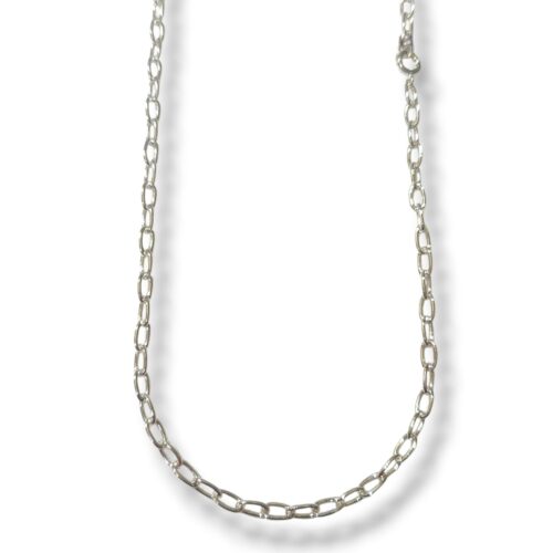 Cadena Plata 900 Eslabon Redondo 100×45 *68