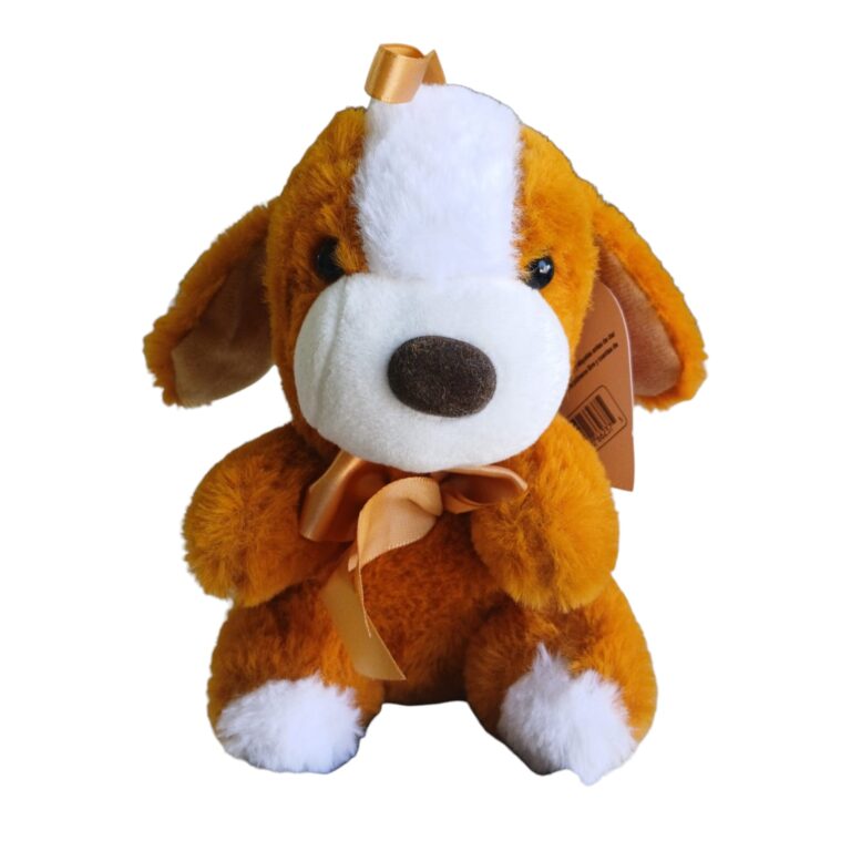 PELUCHE Perrito con cinta 16cm