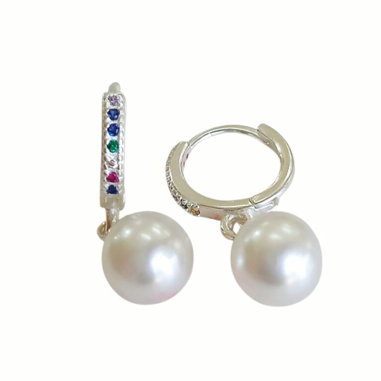 Argolla Plata 925 con Cubic/Perla