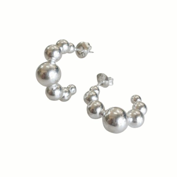 Aro Plata 925 Moda Chunky