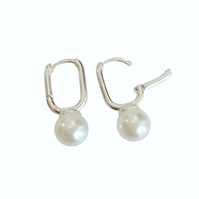 Aro Plata 925 Huggies/pasante con cubic