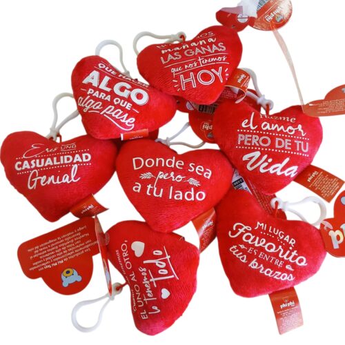 PELUCHE Llavero CORAZóN 8cm