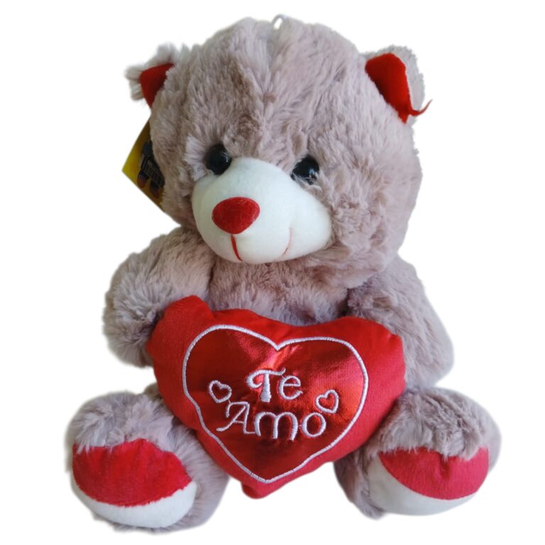 PELUCHE Osito con corazón te amo 32cm