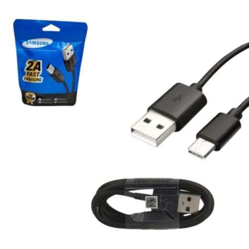 Cable Samsung USB a TIPO C 2A -carga rápida- +3 UNIDADES