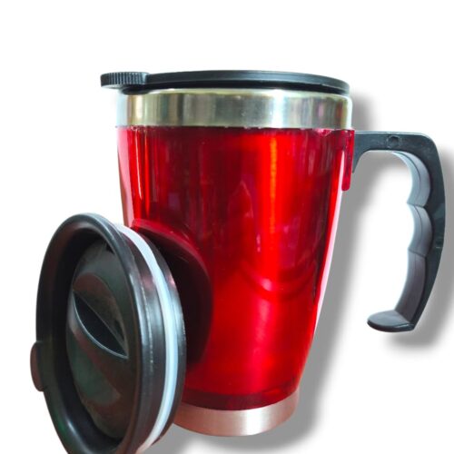 Taza Mug térmica acero con tapa