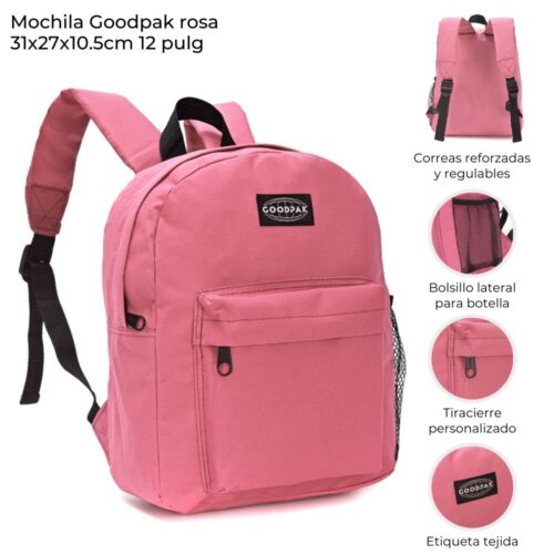 Mochila Chica lisa GOODPACK 31x27x10.5cm