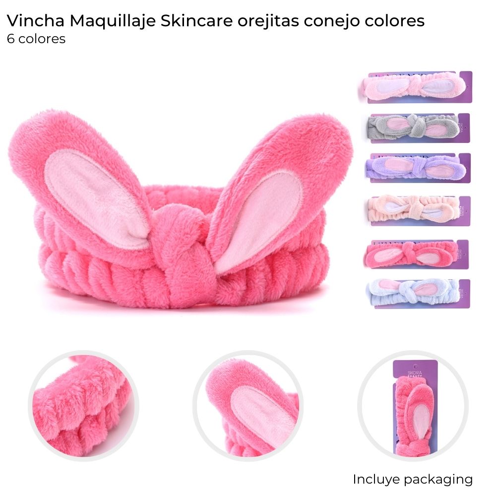 Vincha Spa para maquillaje