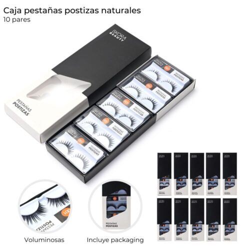 Pestañas postizas en caja