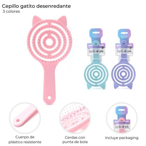 Cepillo para el cabello desenredante