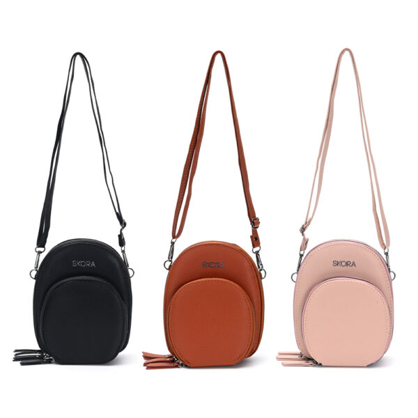 Morral porta celular (solo negro)