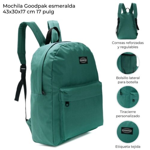 Mochila Grande lisa GOODPACK 43x30x17cm