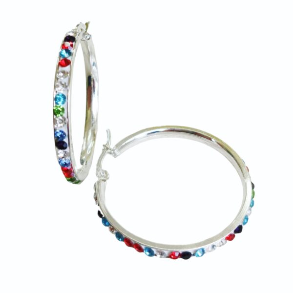 Aro AQ Blanco con strass 3.5cm
