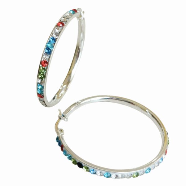 Aro AQ Blanco con strass 3.5cm