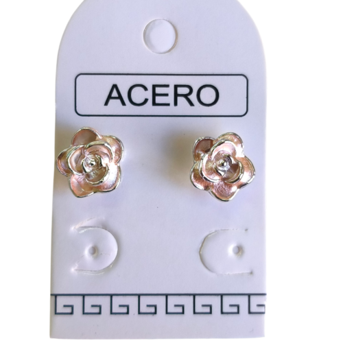 Aro AQ flor esmaltada.