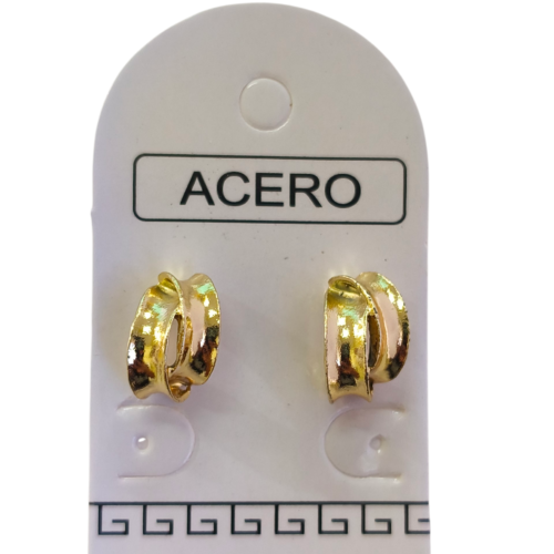 Aro AQD doble media argollita.