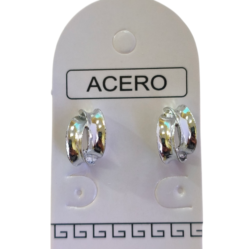 Aro AQ doble media argollita.