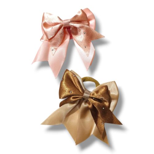 Blister x6 colero con moño con cola