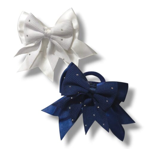 Blister x6 colero con moño con cola