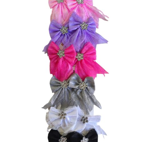 Blister coleros con moño x12 u.