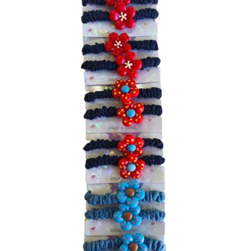 Blister scuncys jeans con aplique x12u.